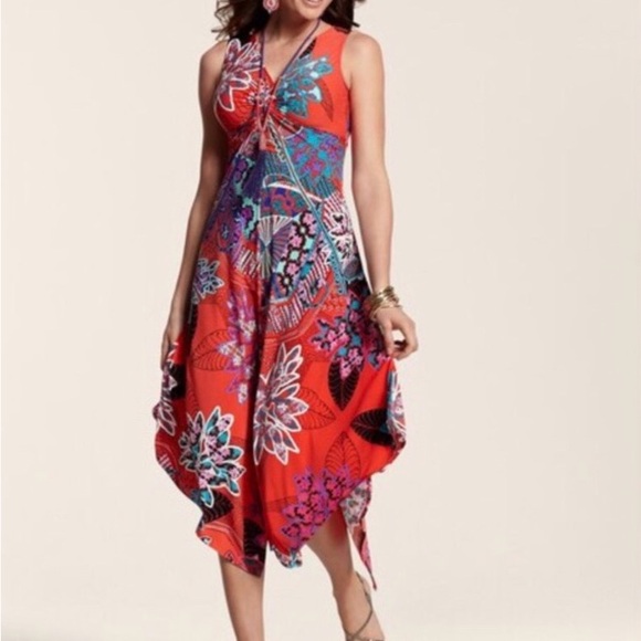 Chico’s Hailey Handkerchief Hem Dress - Picture 7 of 7